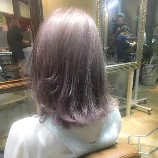 ミディアム カラー 北條 優輝のヘアスタイル