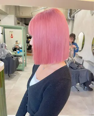 ミディアム 暖色ハイトーン特化 🥇Mioのヘアスタイル