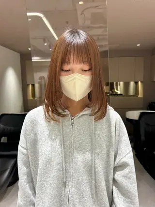 ミディアム カラー 🌟透明感カラー🌟 恵比寿/sayuのヘアスタイル