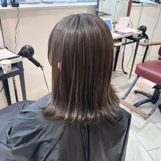 ミディアム カラー KANA🎀韓国 🇰🇷ハイライトのヘアスタイル