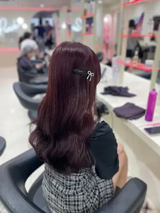 ロング 💗暖色カラー💗 ツヤ髪💗Mayaのヘアスタイル