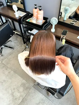 ミディアム カラー ツヤ/透明感 カラーDaichiのヘアスタイル