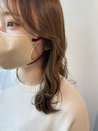 ミディアム 🪞韓国🤍大人っぽ 艶髪🤍FRUITSのヘアスタイル