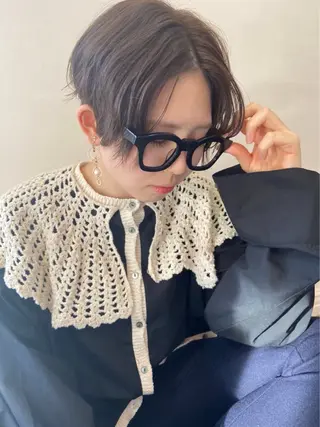 ショート 犬塚 梨花のヘアスタイル