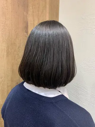 ミディアム 美髪×縮毛矯正 水上真由美😘のヘアスタイル