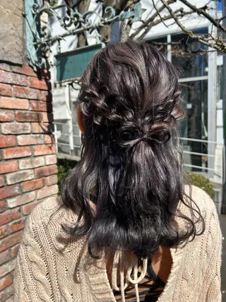 セミロング カラー ヘアアレンジ 💕ブリーチ/ヘアメ 🎀YUUKAのヘアスタイル