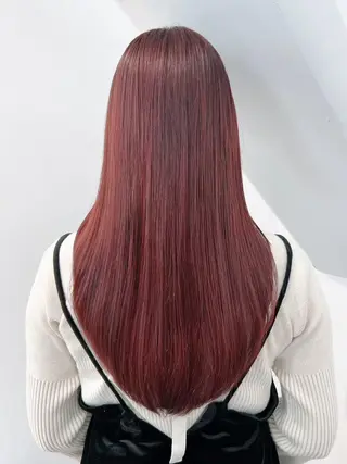 カラー セミロング ITbyALBUM 中野店のヘアスタイル