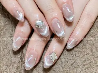 ショート Diamond 🚢のネイルデザイン