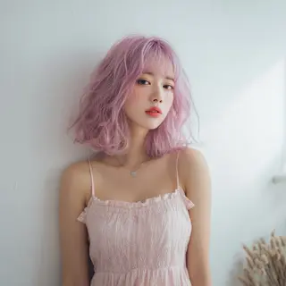 セミロング カラー 池袋/カラー特化🎨 ロング料金なし🩵のヘアスタイル