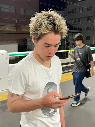 ショート メンズ 堀込 昭吾☆特別価格☆のヘアスタイル