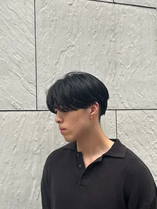 パーマ メンズハイトーン 北斗💍レイヤーのヘアスタイル