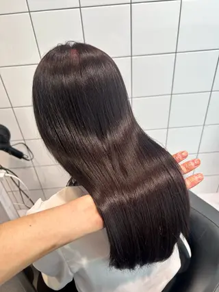 ロング カラー 表参道/透明感カラー /暗髪/ジュキヤのヘアスタイル