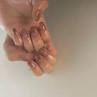 ネイル 《ニュアンスネイル》 risaのネイルデザイン