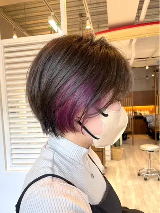 ショート カラー 櫻井 美夕のヘアスタイル
