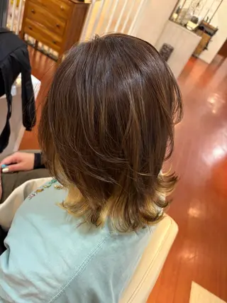 ミディアム 【下赤塚南口サロン】 🎀*ﾟHinataのヘアスタイル