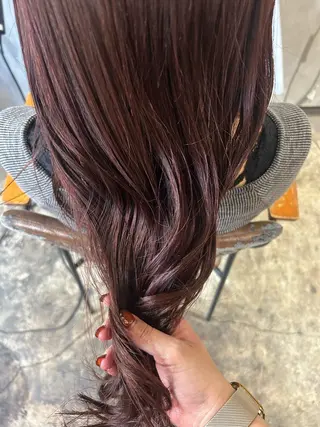 ロング カラー 福村 彩夏のヘアスタイル