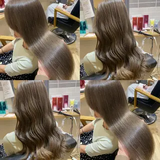 ロング カラー 艶カラー/韓国顔周り 🎀mamiのヘアスタイル