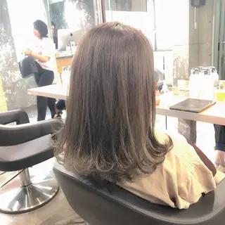 セミロング カラー 🔷似合わせのプロ KUMA🔷のヘアスタイル