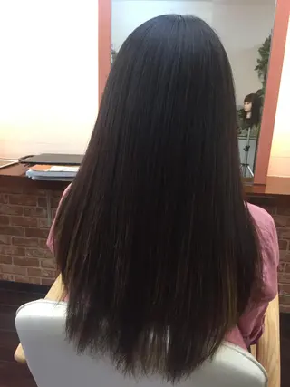 ロング パーマ 桧山 真のヘアスタイル