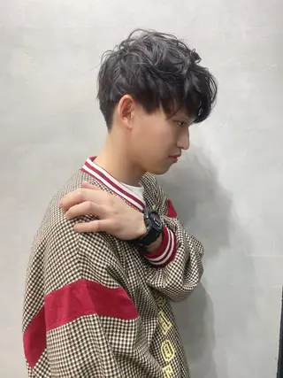 ショート パーマ メンズ LAVENDIA Azabu所属・LAVENDIA 初音のヘアスタイル