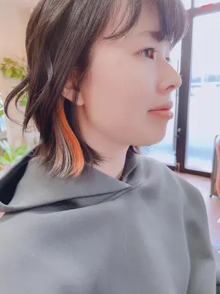 カラー Vyuha ビューハのヘアスタイル