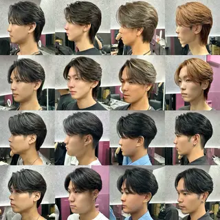 ショート カラー メンズ メンズスタイリスト 前田雄輝のヘアスタイル