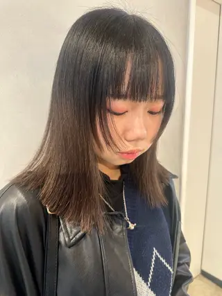 ミディアム 🎀韓国/髪質改善 長野美和🎀のヘアスタイル