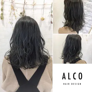 ミディアム カラー ワタイショウタ 髪質改善✨眉毛サロンのヘアスタイル