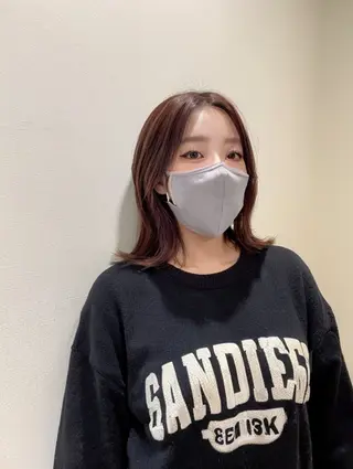 ミディアム カラー ✂︎髪質改善・ Yuitoのヘアスタイル