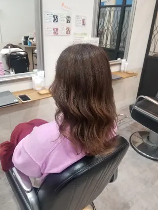 ロング 暖色🍎透明感カラー 🩵小林かりんのヘアスタイル