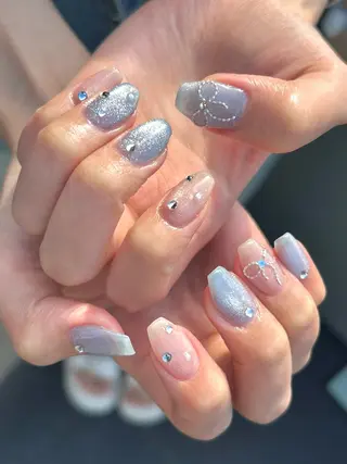 ネイル Mana  🫧 パラジェル⌇自由が丘のネイルデザイン