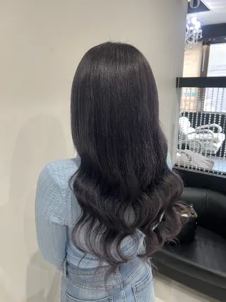 ロング カラー YUDU🍊 germe/ジェルムのヘアスタイル