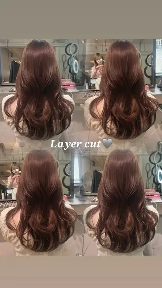 ロング カラー りこ/新宿 /大人ガーリーヘアのヘアスタイル