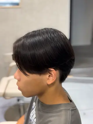 ミディアム パーマ メンズ 🔮メンズ縮毛矯正 毛流れパーマ💎竹永のヘアスタイル