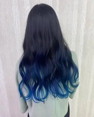 ロング カラー UNDER vr 【アンダーバー】のヘアスタイル