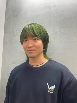 セミロング カラー メンズ Lmano所属・Lmano ケンタのヘアスタイル