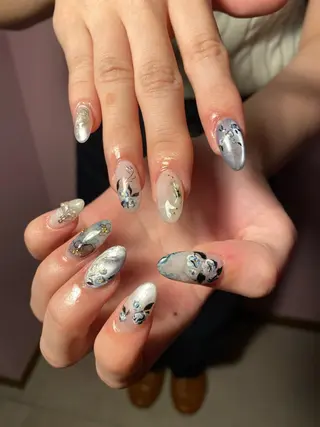 ネイル NICO nail　三軒茶屋店　ネイル＆アイラッシュ所属・oichan 𖦹°‧のネイルデザイン
