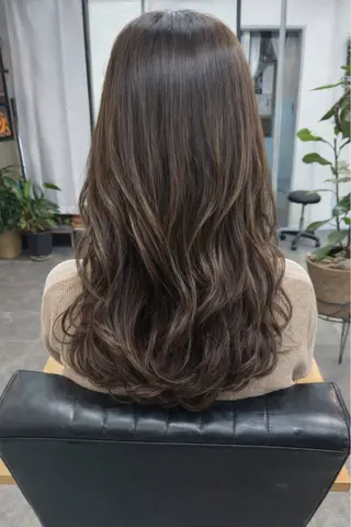 セミロング Ø choir川崎 髪質改善&ヘッドスパのヘアスタイル