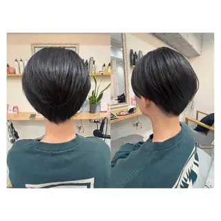 メンズ レイヤーカット・ 縮毛矯正 星野のヘアスタイル
