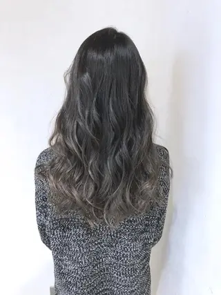 ロング カラー パーマ ヘアアレンジ filo byFeria渋谷所属・縮毛矯正/美髪 髪質改善/石田幸輔のヘアスタイル