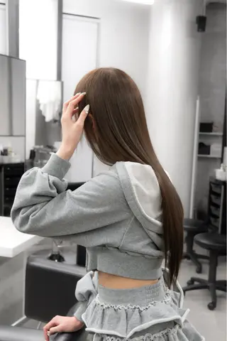 ロング カラー navile 銀座 角田 龍太のヘアスタイル