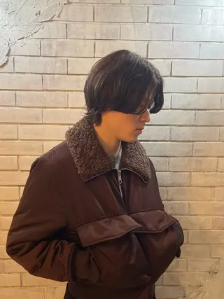 ミディアム パーマ メンズ スパイキーショート メンズカット/千葉駅のヘアスタイル