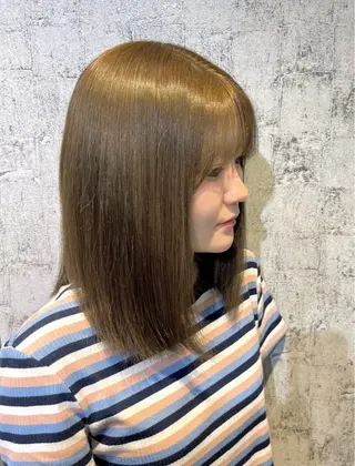 カラー 髪質改善韓国レイヤー /カラー/miyuのヘアスタイル