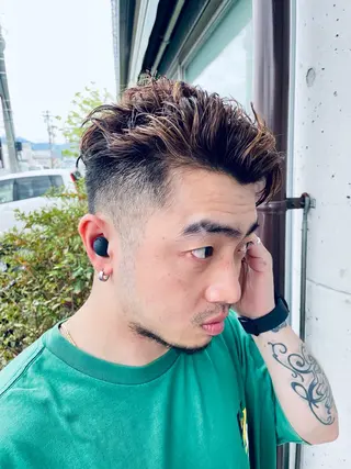 メンズ フェードカット 🕺🏻タイスケのヘアスタイル