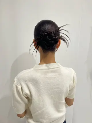 ロング ヘアアレンジ ヘアセットサロン /上坪愛美のヘアスタイル