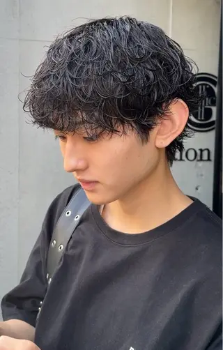 ショート パーマ gallica表参道 副店長/佐藤翼のヘアスタイル