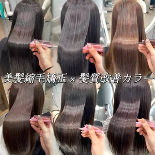 ロング 大宮🤍縮毛矯正 髪質改善🪽なるのヘアスタイル