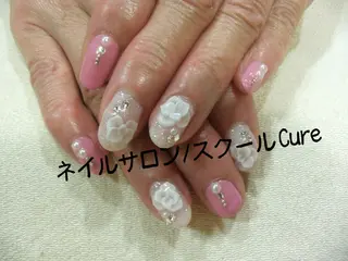 ミディアム ネイル ネイルサロン Cureのネイルデザイン