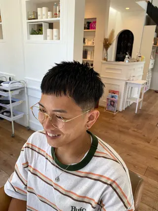 ショート メンズ cyan 水川和馬のヘアスタイル