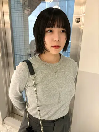 ショート カラー ヘアアレンジ satsuki 暖色・ブラウンカラーのヘアスタイル